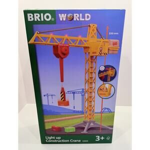 Brio World Light Up Construction Crane Tested